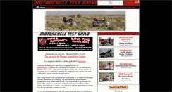 Desktop Screenshot of motorcycletestdrive.com